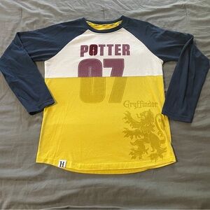 Harry Potter / Griyffindor raglan long sleeved t-shirt girls sz 10/12